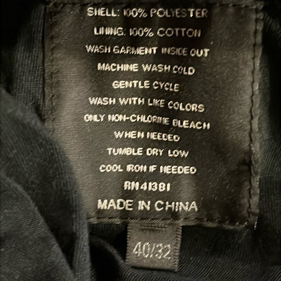 Ralph Lauren Black Label Cargo Combat Pants black Mens Size 40 X 32 - Picture 16 of 16